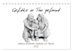 Cover-Bild zum Titel 'Gefühle in Ton geformt - Intuitives plastisches Gestalten mit Tonerde (Tischkalender 2026 DIN A5 quer), CALVENDO Monatskalender' von 'Michaela Schimmack'