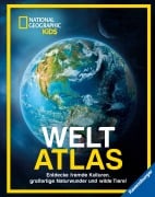 Cover-Bild zum Titel 'National Geographic Kids Weltatlas - Fremde Kulturen, großartige Naturwunder und wilde Tiere entdecken: Kinderatlas für Kids ab 8 Jahren' von ''