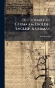 Cover-Bild zum Titel 'Dictionary of German & English, English & German' von 'Max Bellows'