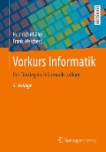 Cover-Bild zum Titel 'Vorkurs Informatik' von 'Heinrich Müller, Frank Weichert'