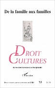 Cover-Bild zum Titel 'De la famille aux familles' von 'Collectif'