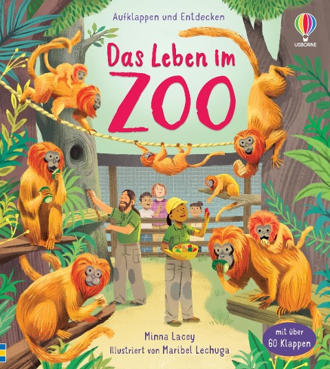 Aufklappen und Entdecken: Das Leben im Zoo - Minna Lacey