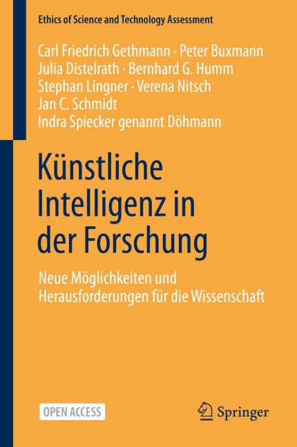 Künstliche Intelligenz in der Forschung - Carl Friedrich Gethmann, Julia Distelrath, Stephan Lingner, Verena Nitsch, Peter Buxmann