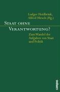 Cover-Bild zum Titel 'Staat ohne Verantwortung?' von ''