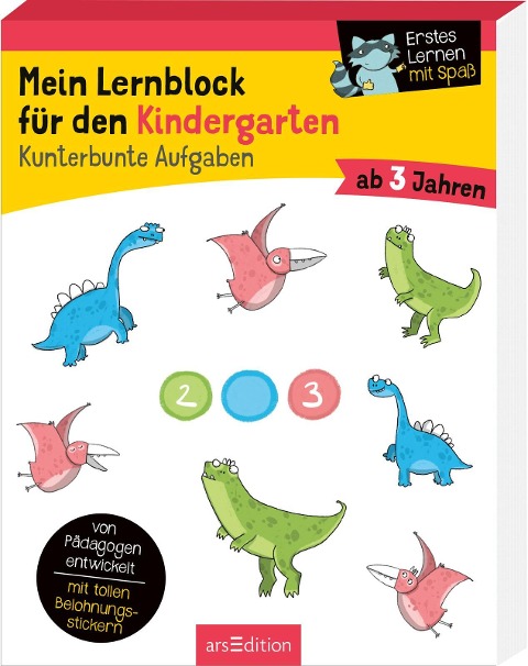 Mein Lernblock für den Kindergarten - Kunterbunte Aufgaben - Hannah Lang