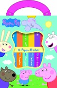 Cover-Bild zum Titel 'Peppa Pig - Meine erste Bibliothek - Bücherbox mit 12 Pappbilderbüchern - Peppa Wutz' von ''