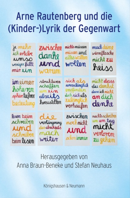 Arne Rautenberg und die (Kinder-)Lyrik der Gegenwart - 