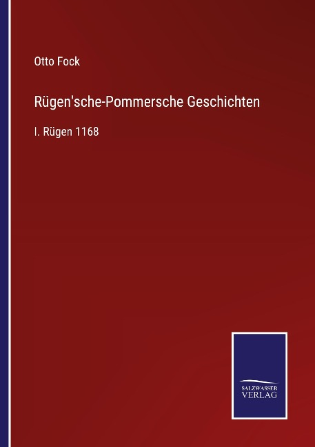 Rügen'sche-Pommersche Geschichten - Otto Fock