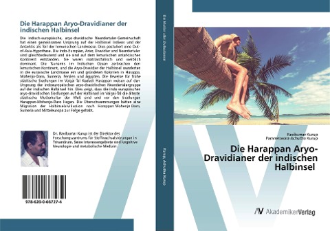 Die Harappan Aryo-Dravidianer der indischen Halbinsel - Ravikumar Kurup, Parameswara Achutha Kurup