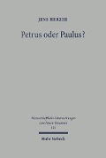Cover-Bild zum Titel 'Petrus oder Paulus?' von 'Jens Herzer'