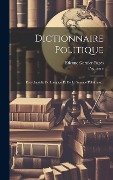 Cover-Bild zum Titel 'Dictionnaire Politique' von 'Etienne Garnier-Pagès'