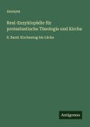 Cover-Bild zum Titel 'Real-Enzyklopädie für protestantische Theologie und Kirche' von 'Anonym'