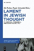 Cover-Bild zum Titel 'Lament in Jewish Thought' von ''