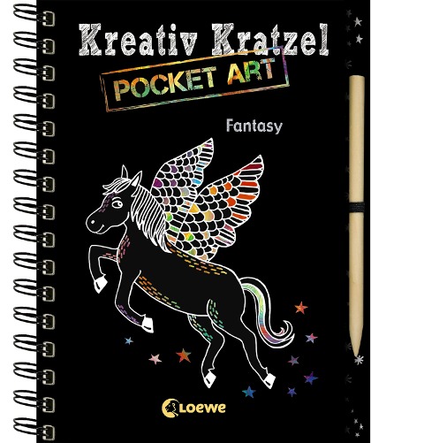 Kreativ-Kratzel Pocket Art: Fantasy - 