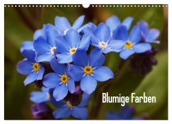 Cover-Bild zum Titel 'Blumige Farben (Wandkalender 2026 DIN A3 quer), CALVENDO Monatskalender' von 'Kristin Möller'