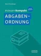 Cover-Bild zum Titel '#steuernkompakt Abgabenordnung' von 'Mario Ehrensberger'