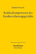 Cover-Bild zum Titel 'Residualkompetenzen des Bundesverfassungsgerichts' von 'Robert Pracht'