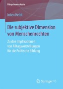 Cover-Bild zum Titel 'Die subjektive Dimension von Menschenrechten' von 'Inken Heldt'