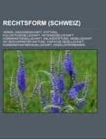 Rechtsform (Schweiz) - 