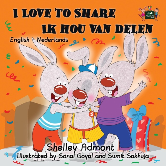 I Love to Share Ik hou van delen - Shelley Admont, Kidkiddos Books