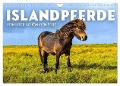 Islandpferde - Von ihrer schönsten Seite (Wandkalender 2024 DIN A4 quer), CALVENDO Monatskalender - Sf Sf