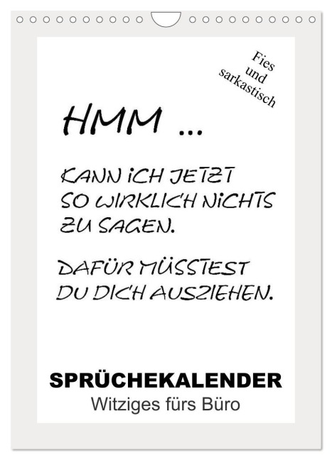 Sprüchekalender. Witziges fürs Büro (Wandkalender 2026 DIN A4 hoch), CALVENDO Monatskalender - Rose Hurley