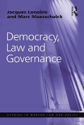 Cover-Bild zum Titel 'Democracy, Law and Governance' von 'Jacques Lenoble, Marc Maesschalck'