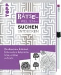 Cover-Bild zum Titel 'Rätselwelten - Rätseln, Suchen & Entdecken: Wunderschöne Bildrätsel, Fehlersuchen, Labyrinthe, Schattenbilder und mehr' von 'Stefan Heine'