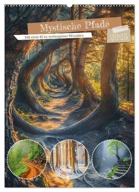 Mystische Pfade (Wandkalender 2025 DIN A2 hoch), CALVENDO Monatskalender - Steffen Gierok-Latniak