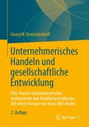 Cover-Bild zum Titel 'Unternehmerisches Handeln und gesellschaftliche Entwicklung' von 'Georg W. Oesterdiekhoff'