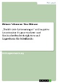 Cover-Bild zum Titel '"Teufelskreis Lernstörungen" und negative Lernstruktur. Folgen von Lese- und Rechtschreibschwierigkeiten und Legasthenie für Schulkinder' von 'Melanie Telkemeier, Sina Oklmann'