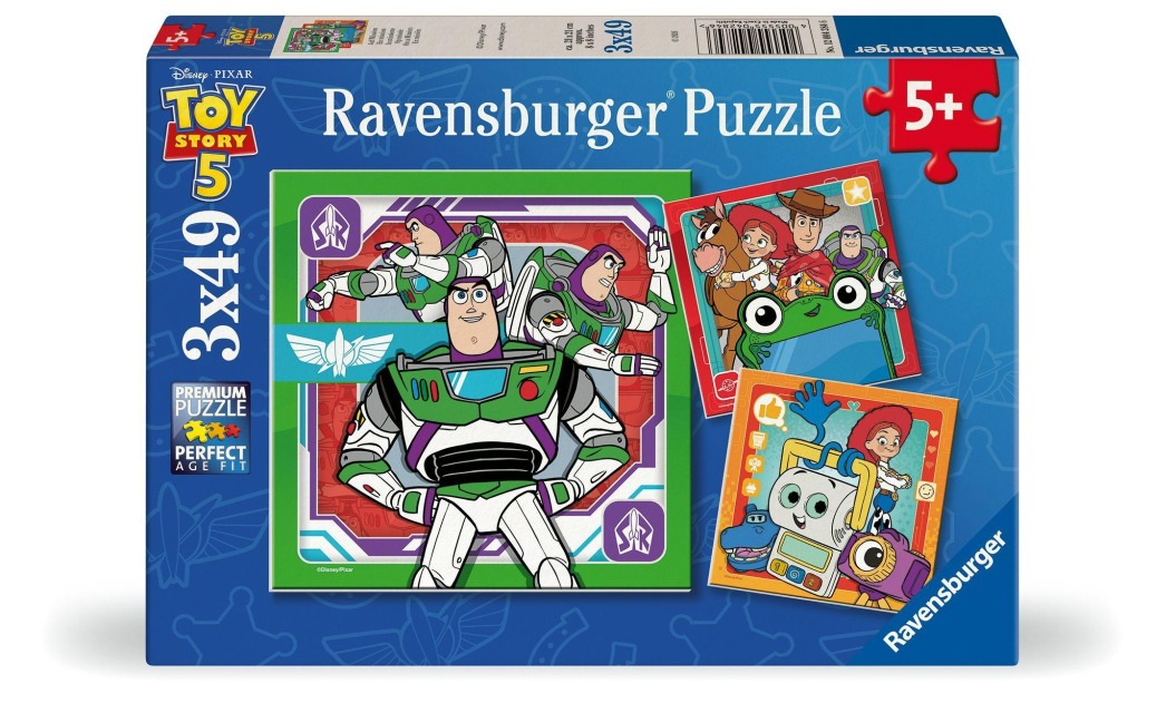 Kinderpuzzle 3x49 Teile - Disney / Pixar Toy Story - Toy Story 5 - 