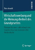 Cover-Bild zum Titel 'Wirtschaftswerbung und die Meinungsfreiheit des Grundgesetzes' von 'Timo Arnold'