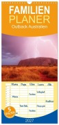 Cover-Bild zum Titel 'Familienplaner 2027 - Outback Australien mit 5 Spalten (Wandkalender, 21 x 45 cm) CALVENDO' von 'Christoph Schaarschmidt'