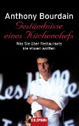 Cover-Bild zum Titel 'Geständnisse eines Küchenchefs' von 'Anthony Bourdain'