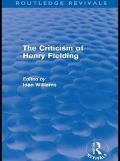 Cover-Bild zum Titel 'The Criticism of Henry Fielding' von 'Ioan Williams'