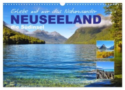 Cover-Bild zum Titel 'Erlebe mit mir das Naturwunder Neuseeland die Südinsel (Wandkalender 2026 DIN A3 quer), CALVENDO Monatskalender' von 'Nadine Büscher'