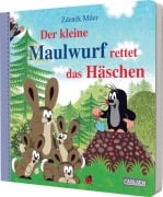 Cover-Bild zum Titel 'Der kleine Maulwurf rettet das Häschen' von 'Zdenek Miler, Sandra Grimm'