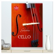 Cover-Bild zum Titel 'Geliebtes Cello (hochwertiger Premium Wandkalender 2026 DIN A2 hoch), Kunstdruck in Hochglanz' von 'Anette/Thomas Jäger'