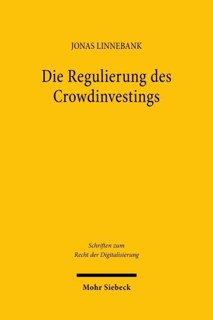 Die Regulierung des Crowdinvestings - Jonas Linnebank