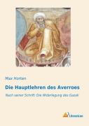 Cover-Bild zum Titel 'Die Hauptlehren des Averroes' von ''
