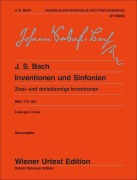 Cover-Bild zum Titel 'Inventionen und Sinfonien' von 'Johann Sebastian Bach'