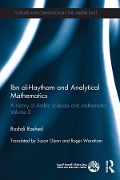 Cover-Bild zum Titel 'Ibn al-Haytham and Analytical Mathematics' von 'Roshdi Rashed'