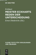 Cover-Bild zum Titel 'Meister Eckharts Reden der Unterscheidung' von 'Eckhart'