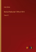 Cover-Bild zum Titel 'Storia d'Italia dal 1789 al 1814' von 'Carlo Botta'