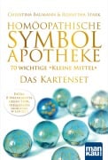Cover-Bild zum Titel 'Homöopathische Symbolapotheke - 70 wichtige "Kleine Mittel". Das Kartenset' von 'Christina Baumann, Roswitha Stark'