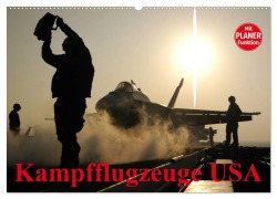Cover-Bild zum Titel 'Kampfflugzeuge USA (Wandkalender 2026 DIN A2 quer), CALVENDO Monatskalender' von 'Elisabeth Stanzer'