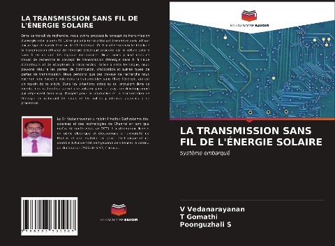 LA TRANSMISSION SANS FIL DE L'ÉNERGIE SOLAIRE - V. Vedanarayanan, T. Gomathi, Poonguzhali S