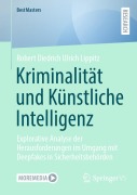 Cover-Bild zum Titel 'Kriminalität und Künstliche Intelligenz' von 'Robert Diedrich Ulrich Lippitz'