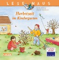 Cover-Bild zum Titel 'LESEMAUS 3: Herbstzeit im Kindergarten' von 'Sandra Ladwig'